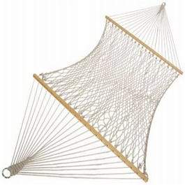 Deluxe Rope Hammock For 2, Cotton, 60 x 82-In.