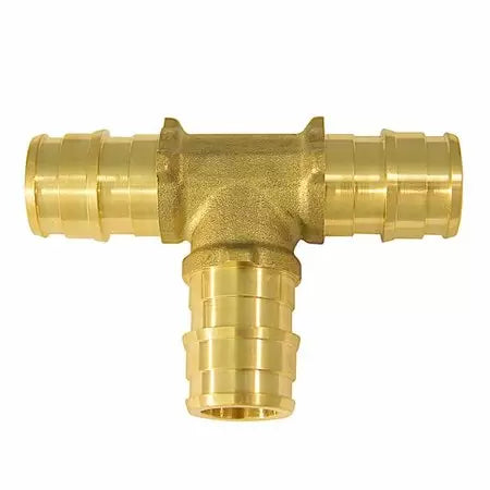 Apollo 1/2 in. Brass PEX-A Barb Tee Fitting (1/2