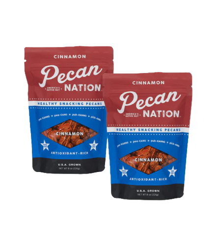Pecan Nation Cinnamon Roast Pecan Nuts Halves, 8 oz (8 oz)