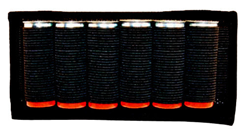 Grovtec US Inc GTAC87 Belt Slide  Shotgun 6 Rounds Black Nylon w/Elastic Loops 2.25