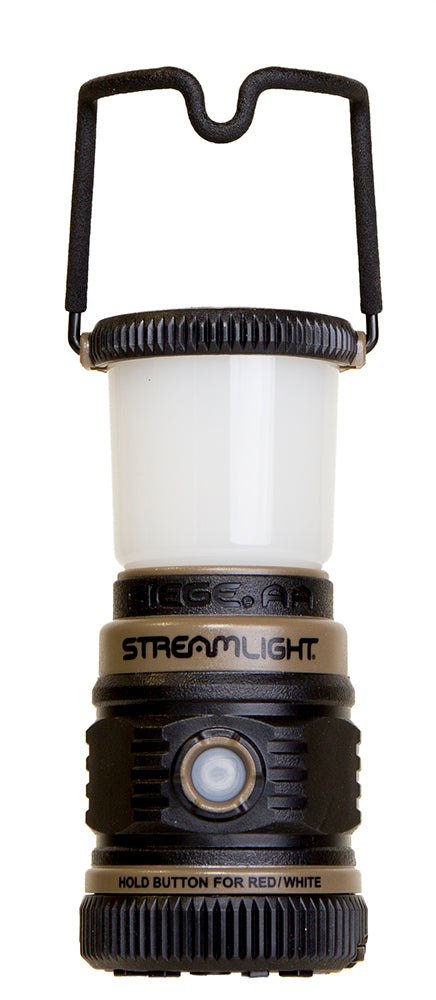 Streamlight 44941 Siege Lantern 50/100/200 Lumens White C4 LED/Red LED AA Coyote
