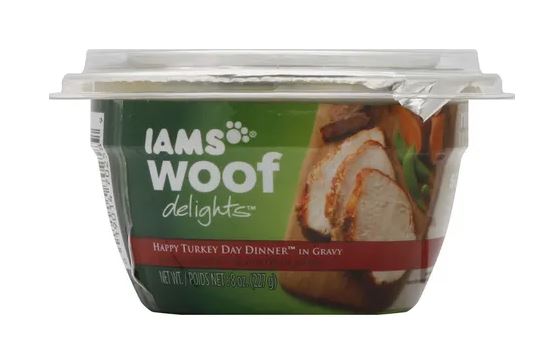 Iams Woof Delights Happy Turkey Day Dinner In Gravy Dog Food