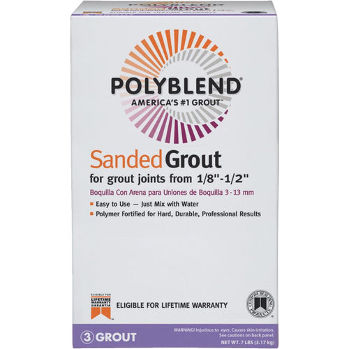 Custom Building Products Polyblend® Sanded Grout (25 lbs, Fawn)