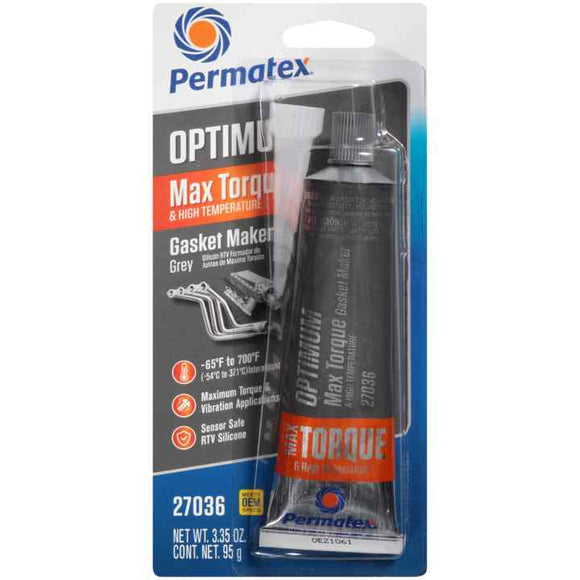 Permatex® Optimum Grey Rtv Silicone Gasket Maker, 3.35 Oz (3.35 Oz)