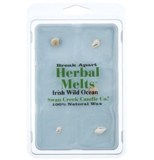 Swan Creek Candle Break-Apart Drizzle Melt Irish Wild Ocean Herbal Melts (5.25 oz)