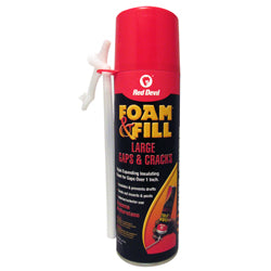 Red Devil Foam & Fill® Large Gaps & Cracks Expanding Polyurethane Sealant, 8 fl. oz. (8 oz.)