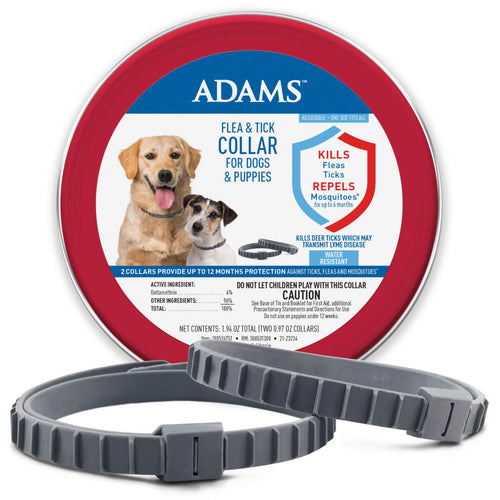 Adams™ Flea & Tick Collar for Dogs & Puppies (2 pack Value Pack)