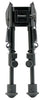 SME SMEBPSPR Shooting Bi-Pod 6-9 Black Aluminum with Spring Swivel Rail Attachment