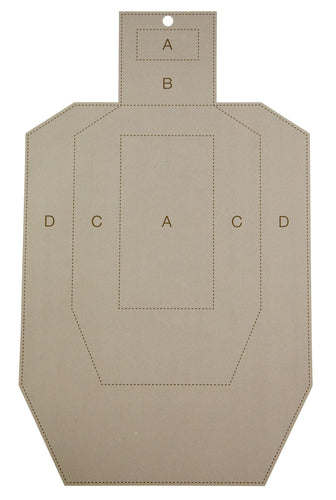 Birchwood Casey 37018 EZE-Scorer BC-IPSC IPSC Hanging Paper Target 12 x 18 100 Per Pack