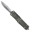 Cobra Tec Knives SGYFSXSDNS FS-X Small 2.50 Drop Point Plain D2 Steel Gray Aluminum Handle OTF