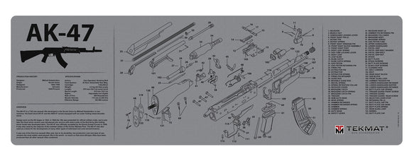 TekMat TEKR36AK47GY Original Cleaning Mat  AK-47 Parts Diagram 12