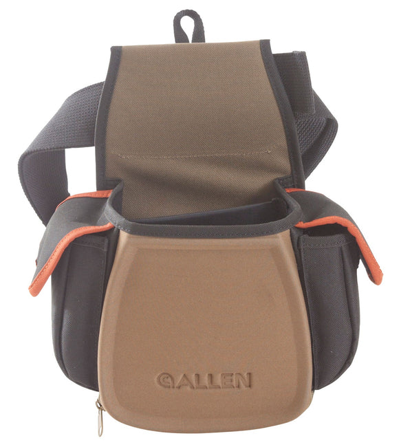 Allen 8306 Eliminator Pro Double Compartment Shooting Bag Black w/Brown Trim