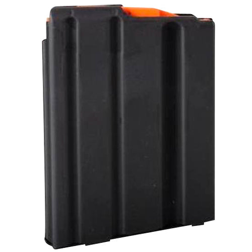 C Products Defense Inc 5X23041188CPD DURAMAG  223 Rem,5.56x45mm NATO AR-15 5rd Black w/Orange Follower Stainless Steel