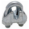 Wire Cable Clamp, Stainless Steel, 1/2-In.