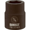 SAE Impact Socket, 6-Point, 3/4-In. Drive, 7/8-in.