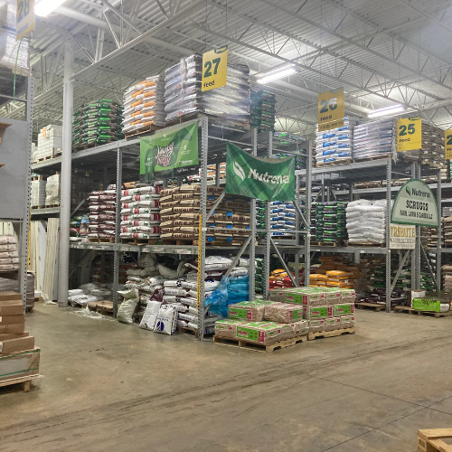 Horse feed and supplies