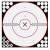 Birchwood Casey 34019 Shoot-N-C  Self-Adhesive Paper 12 Bullseye Black Target Paper w/White Target 5 Per Pack