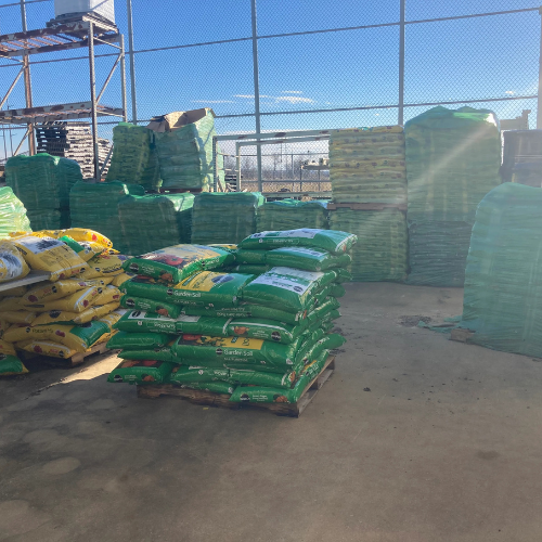 Lawn and garden soil/fertilizer.