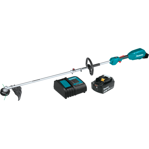 Makita 18V LXT® Lithium‑Ion Brushless Cordless Couple Shaft Power Head Kit w/ 13 String Trimmer Attachment (4.0Ah) (XUX02SM1X1)