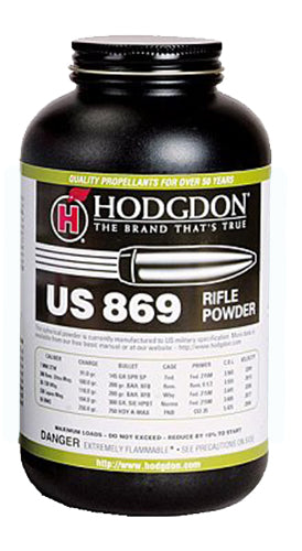 Hodgdon 8691 Spherical US 869 Rifle Powder 1 lb