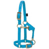 Weaver Leather Miniature Horse Adjustable Chin & Throat Snap Halter (Average 5/8 Blue)