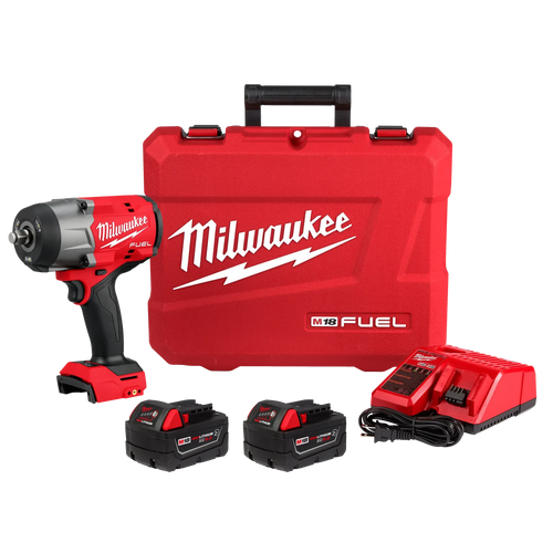 Milwaukee M18 FUEL™ 1/2 High Torque Impact wrench w/ Friction Ring Kit (1/2 (2967-22))