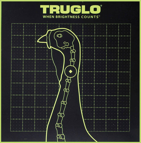 Truglo TG12A6 Tru-See  Self-Adhesive Paper 12 x 12 Turkey Black Target Paper w/Green Accents 6 Per Pack