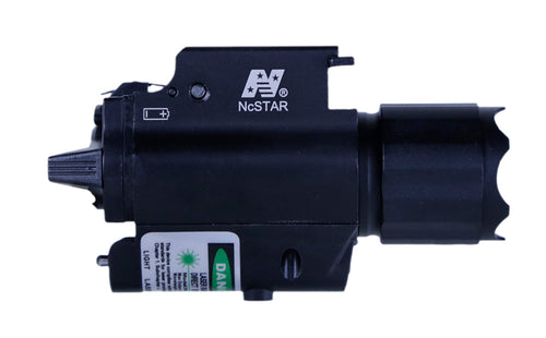 NCStar AQPFLSG 200L Laser/Flashlight Green Laser 5mW 120 Lumens/5mW Any w/Rail 532 nm Wavelength