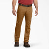 Dickies FLEX Regular Fit Duck Carpenter Pants (Stonewashed Timber Brown)