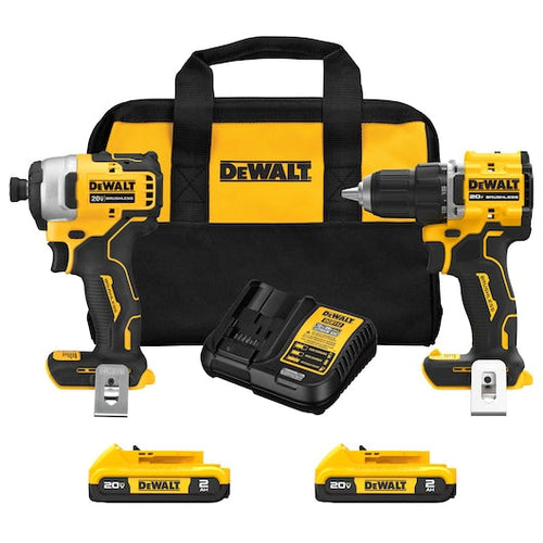 Dewalt ATOMIC™ 20V MAX* Brushles Compact Drill/Driver and Impact Driver Combo Kit