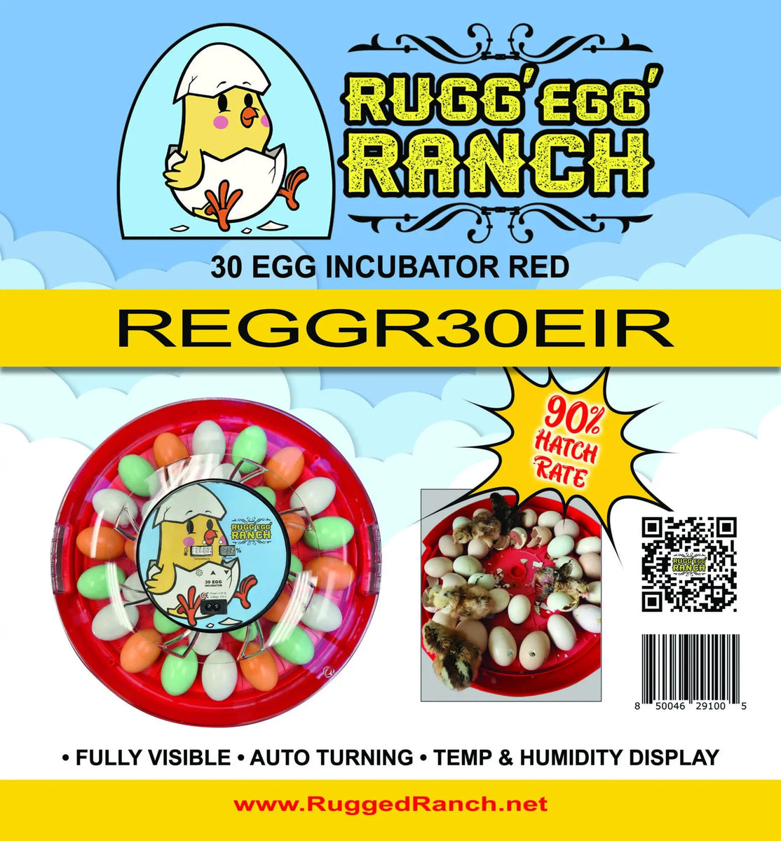 Rugged Ranch Rugg'EGG' Ranch 30 Egg Incubator RED - Saltillo, MS ...