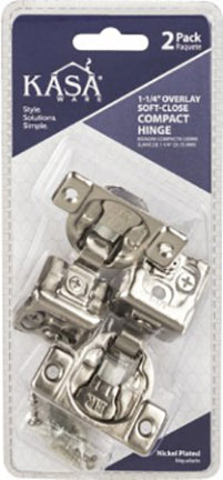 SOFT HINGE STEEL 1 1/4 2PK