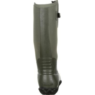 Georgia Boot Waterproof Rubber Boot (Green, 14 Men)