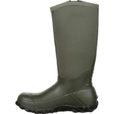 Georgia Boot Waterproof Rubber Boot (Green, 14 Men)