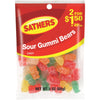 Sathers Assorted Sour Fruit Flavors 3 Oz. Gummi Bears