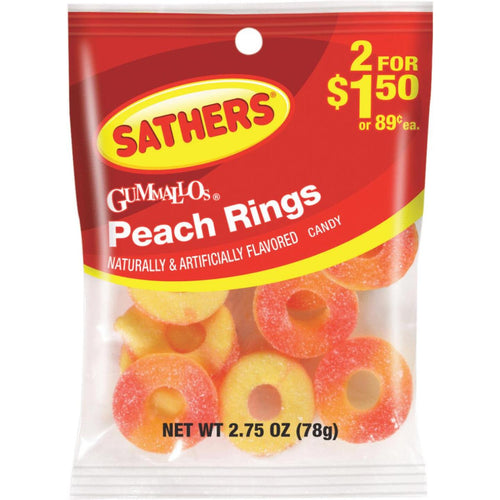 Sathers 2.75 Oz. Peach Rings