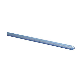 Erico Grounding Rod, 1/2 in Dia x 6 ft L, Steel, Galvanized