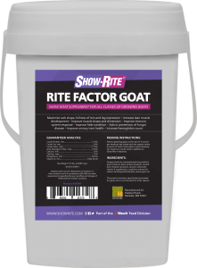 Show-Rite Rite Factor Goat (5.75-lb. Pail)