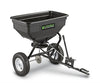 Yard Commander 125 Pound Tow Broadcast Fertilizer Spreader (Black)