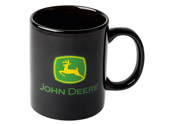 John Deere Black Mug