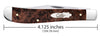 Case Smooth Brown Maple Burl Wood Slimline Trapper (Brown Maple Burl Wood)