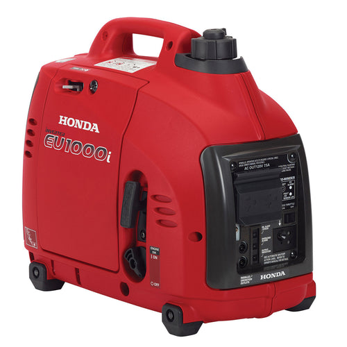 Honda EU1000i Super Quiet Gasoline Powered Portable Inverter Generator (1000 Watts)