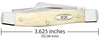 Case Knives Smooth Natural Bone Medium Stockman