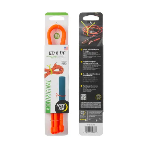 Nite Ize Gear Tie® Original Reusable Rubber Twist Tie™