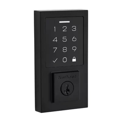 Kwikset 270 SmartCode Contemporary Electronic Deadbolt (Matte Black)