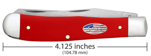 Case American Workman Smooth Red Synthetic CS Trapper