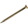 Grip-Rite #8 x 1-1/4 In. Flat Head Star Gold Construction Wood Screw (2062 Ct., 10 Lb.)