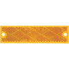Peterson 1-1/8 In. W. x 4-7/16 In. H. Compact Rectangular Amber Reflector