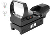 Aim Sports RT403 Reflex Classic Edition 1x 34mm 1 MOA Dual Illuminated Red/Green 4 Pattern CR2032 Lithium Black