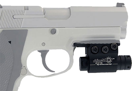 Aimshot KT6132 Classic Laser  Red Laser 5mW Pistol with Rail 632 nm Wavelength Black Matte Anodized